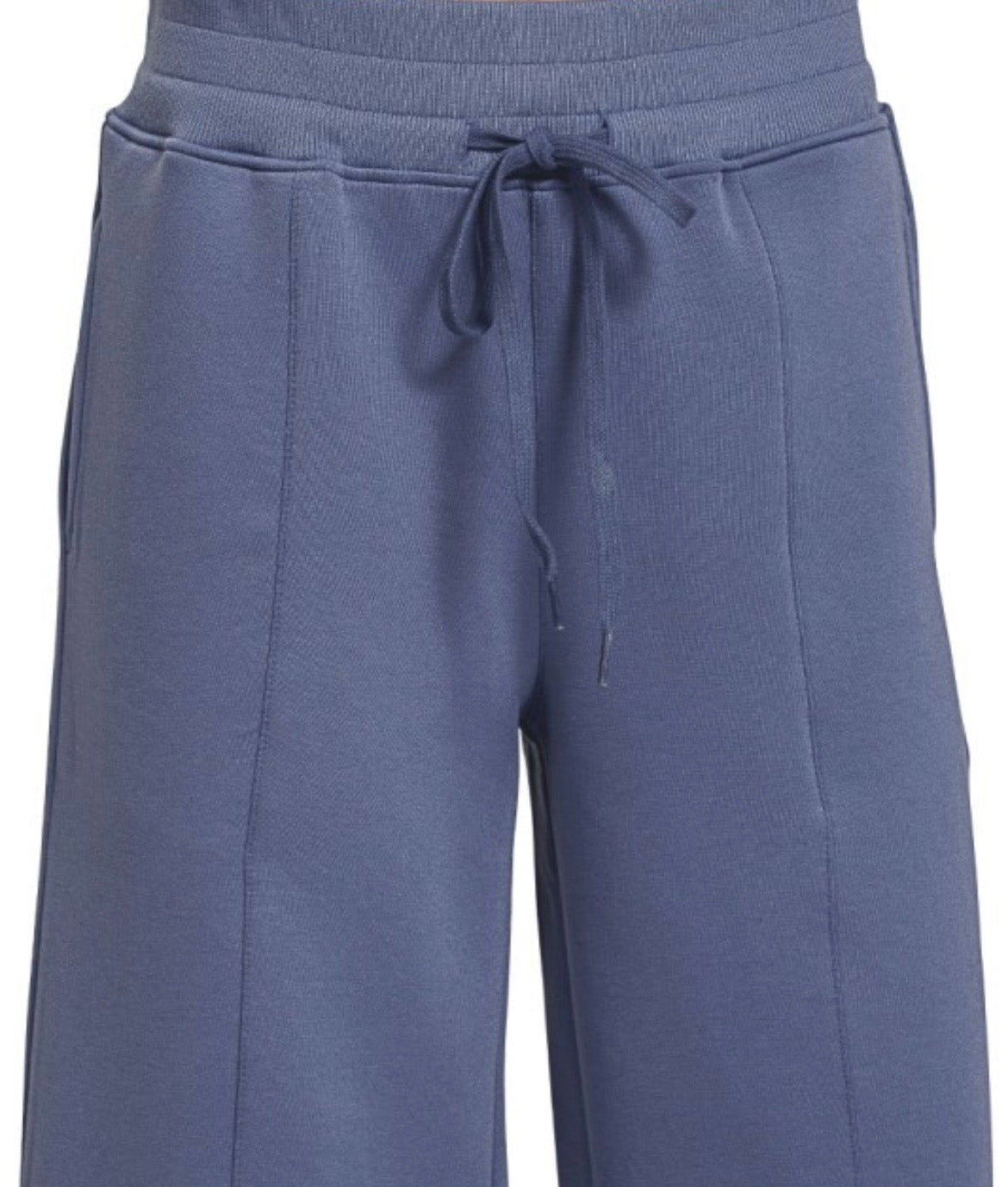 Blue Indigo Scuba Collar Pullover & Pants Set