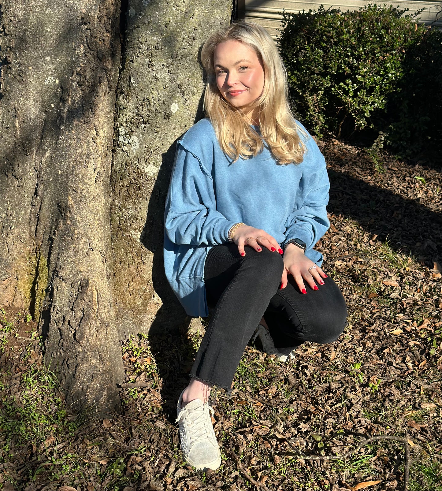 Oversize Detail Cut Sweatshirt