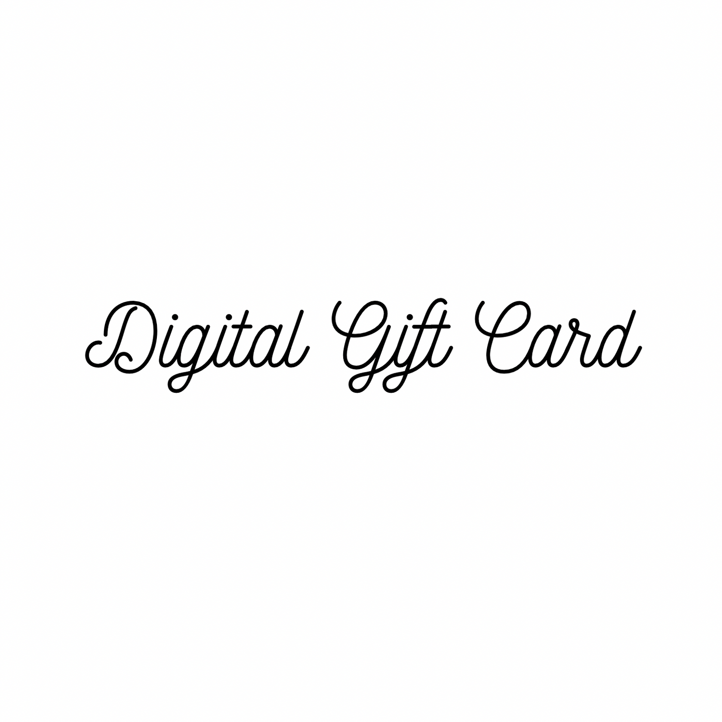 Digital Gift Card
