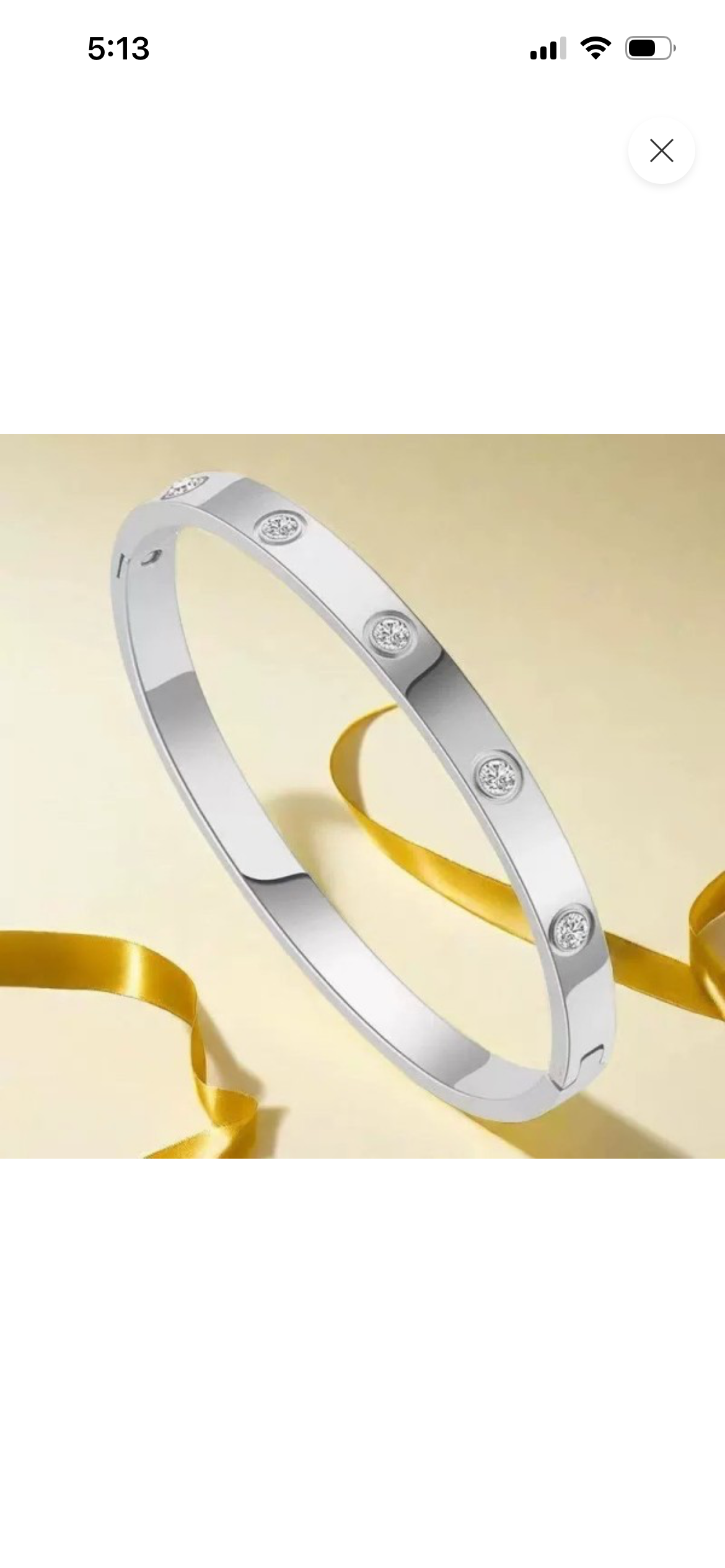 18k Non-tarnish Waterproof Stainless Steel Bangle