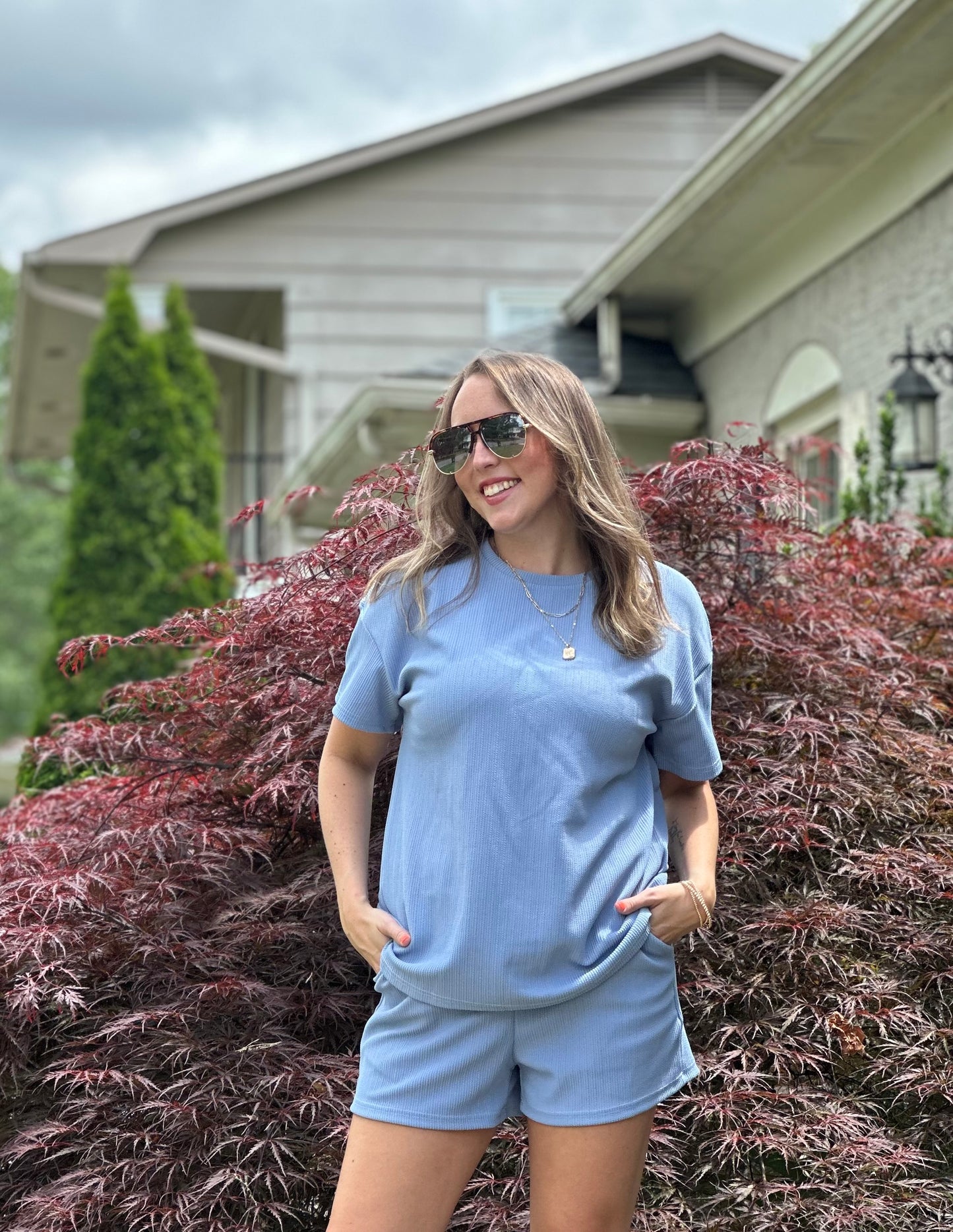 Light Blue-Grey Pocket Set