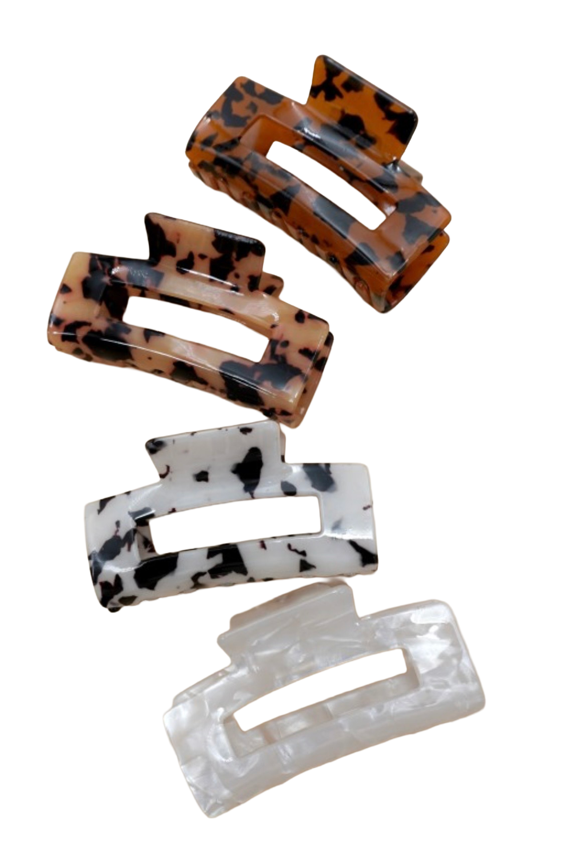 Jumbo Animal/Tort Print Hair Claw Clips