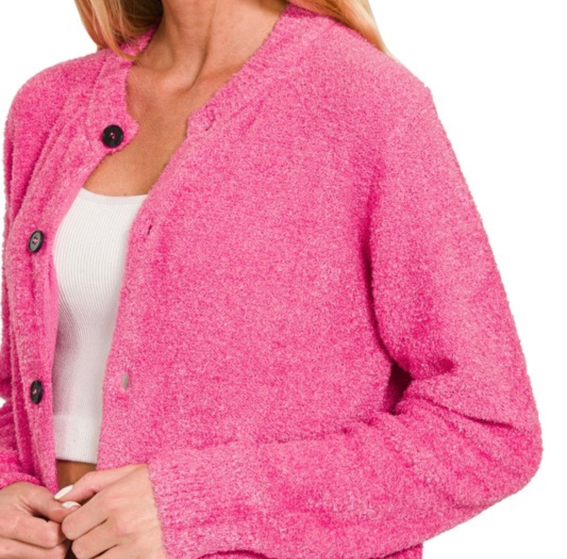 5 Button Sweater Cardigan