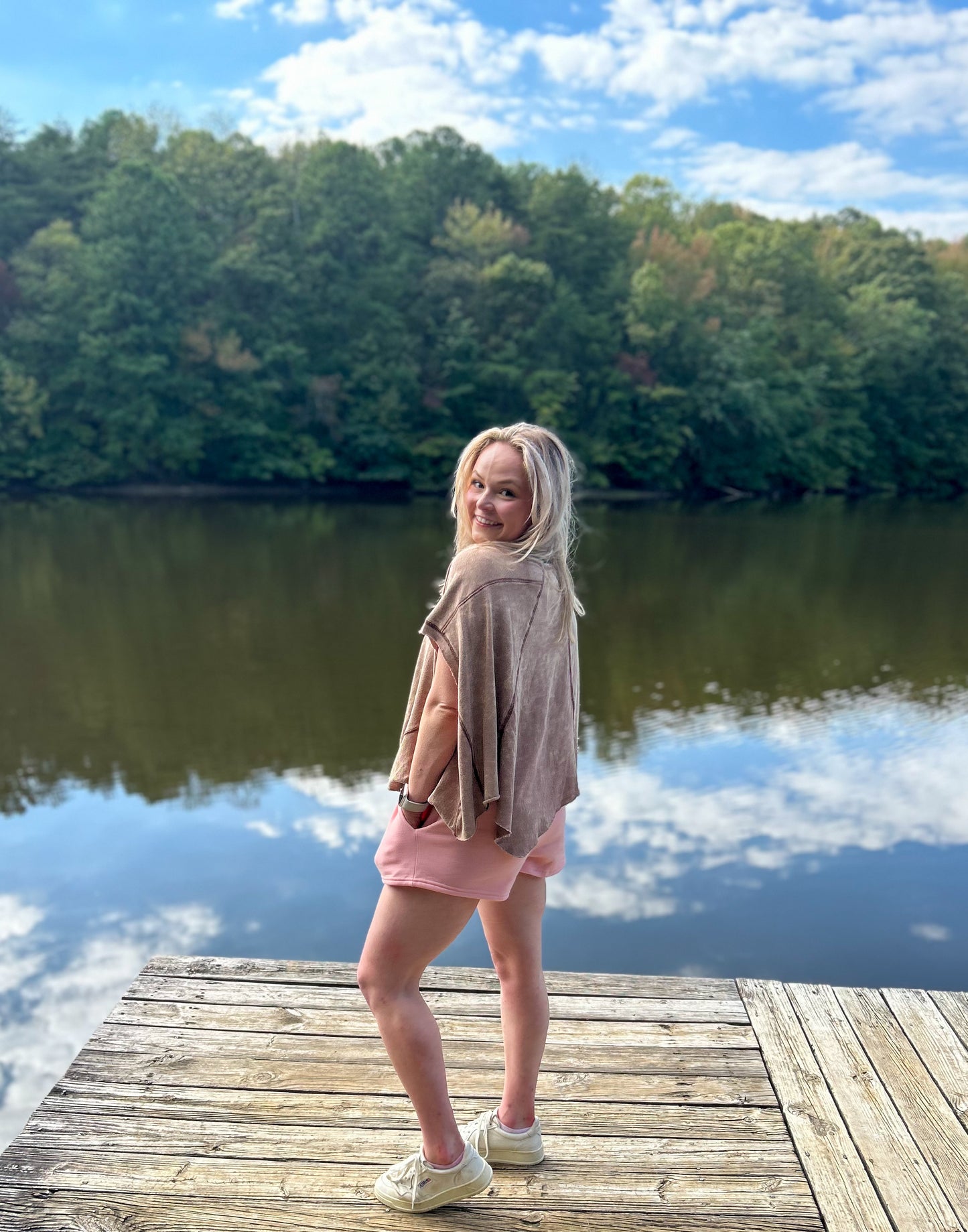Cinnamon Mineral Washed Top