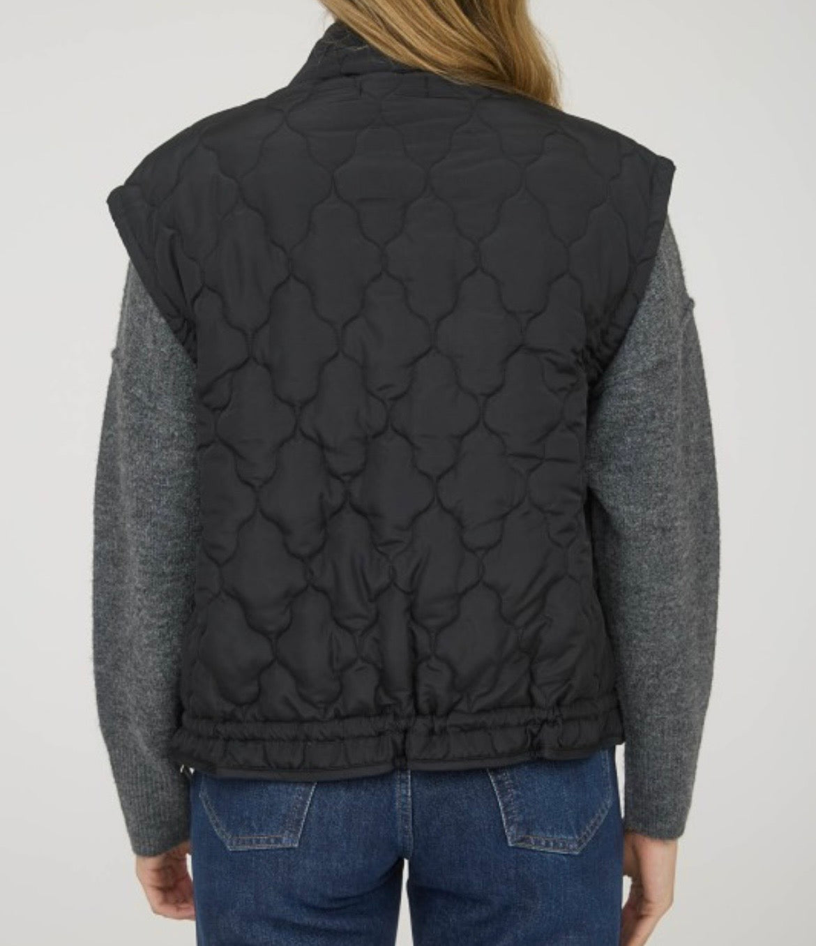 Black Quilted Puffer Vest