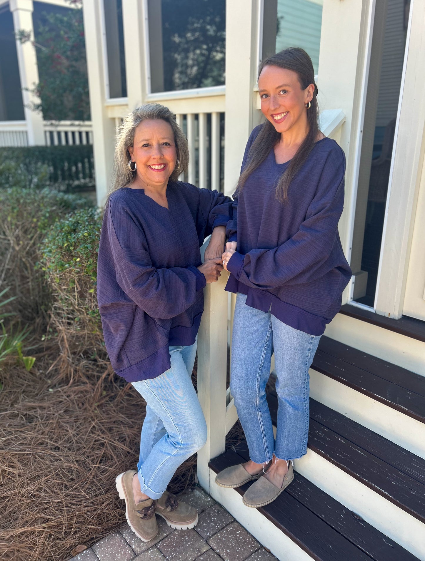 Plus Size Raw Edge Knit Top