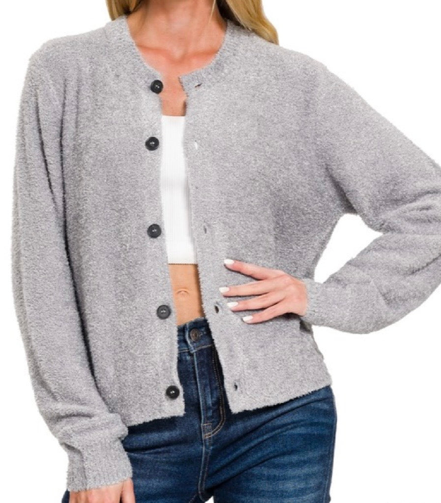 5 Button Sweater Cardigan