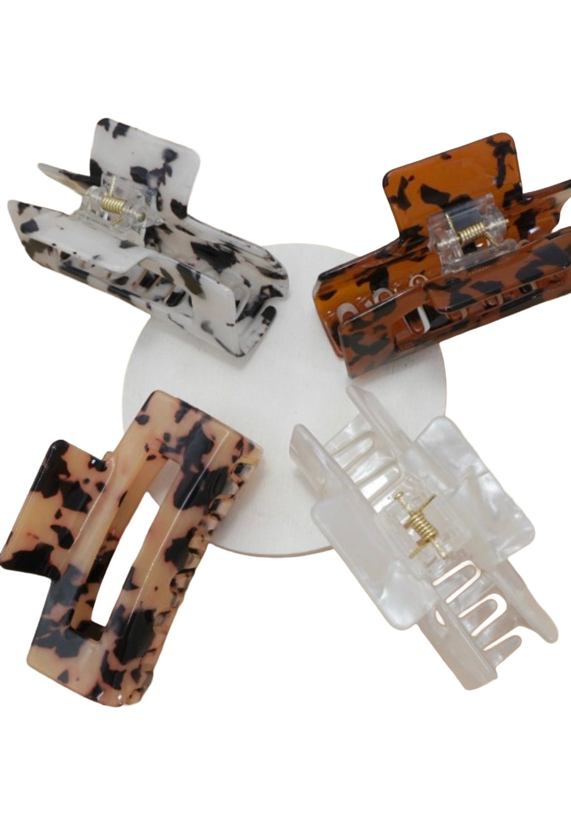 Jumbo Animal/Tort Print Hair Claw Clips