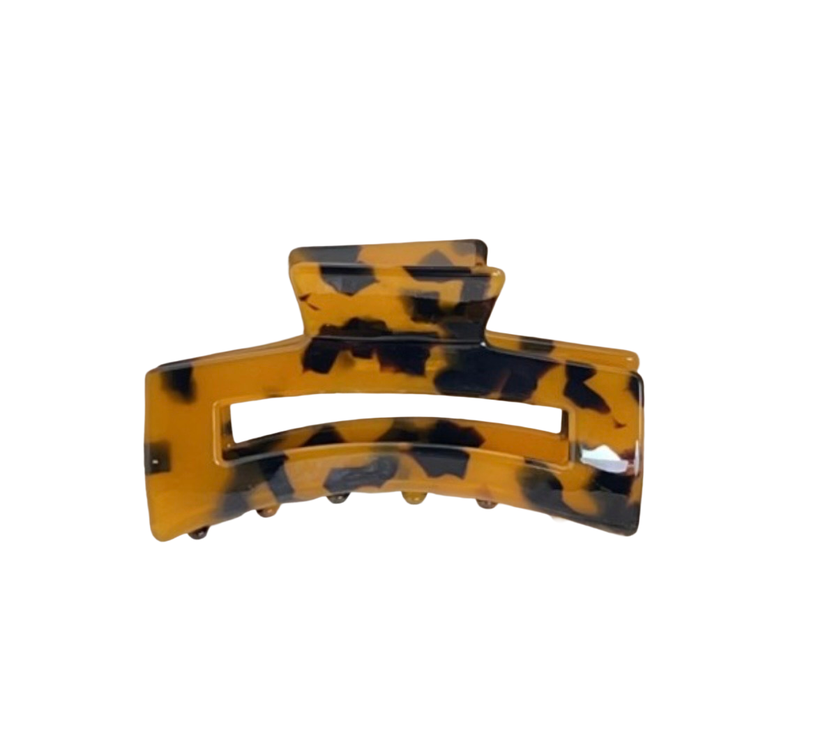 Jumbo Animal/Tort Print Hair Claw Clips