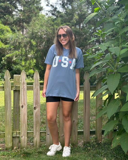 USA Stars Comfort Colors Tee