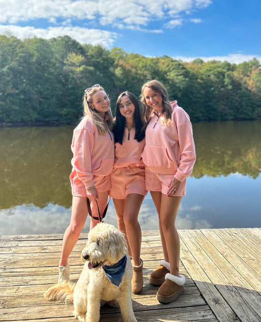 Pink Fleece Lounge Set